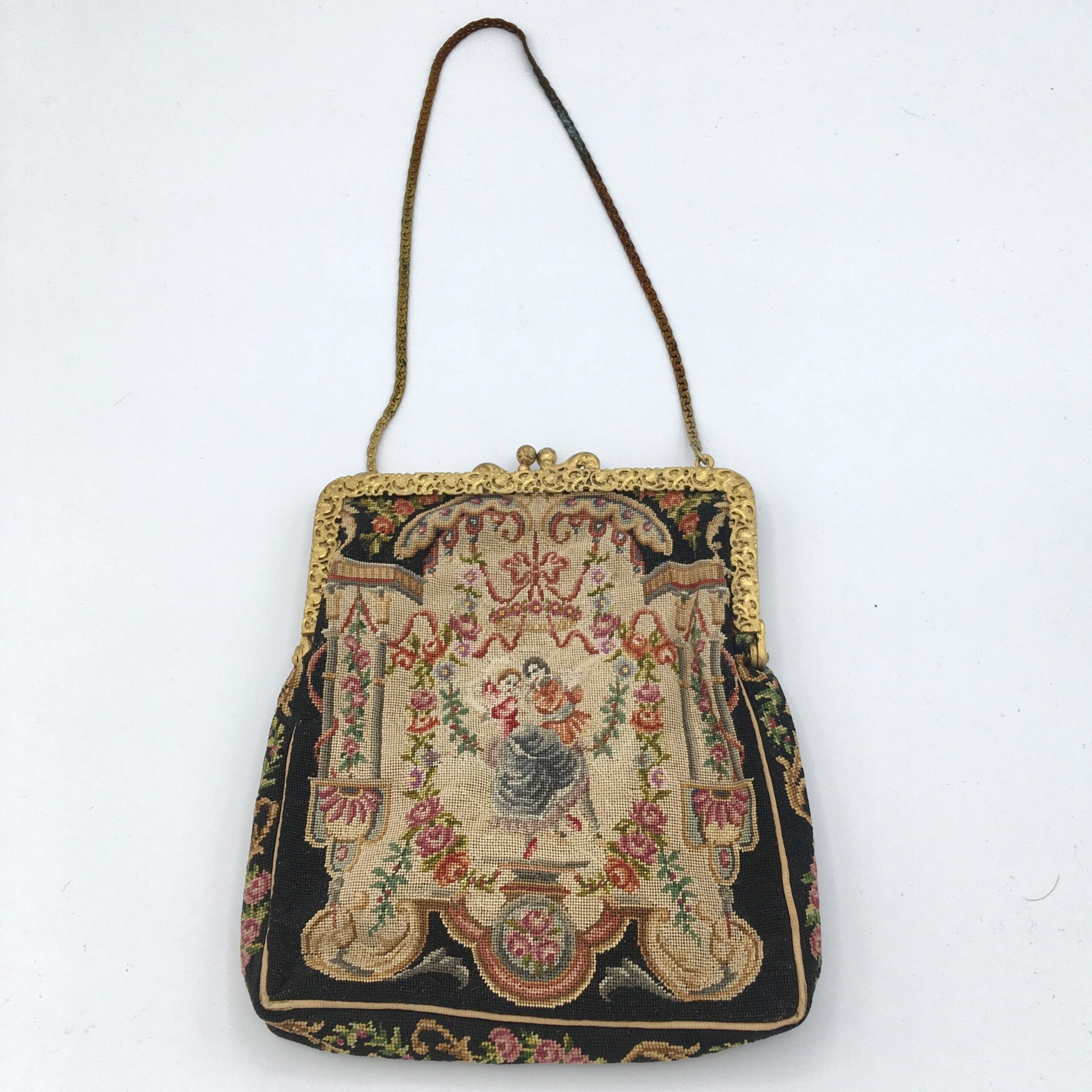 Early 20th Century Needlepoint Purse – Antiques On Queen