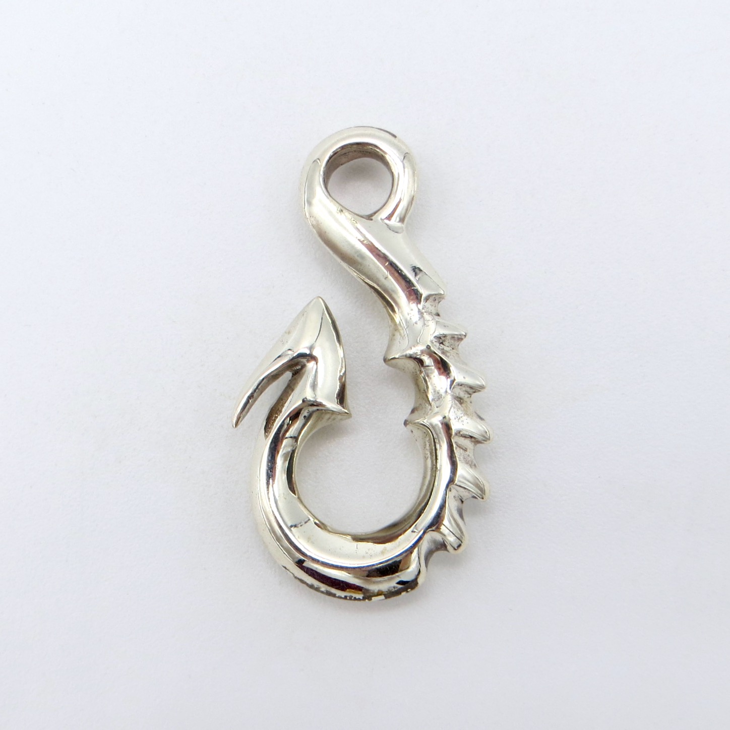Silver Fish Hook Pendant – Antiques On Queen