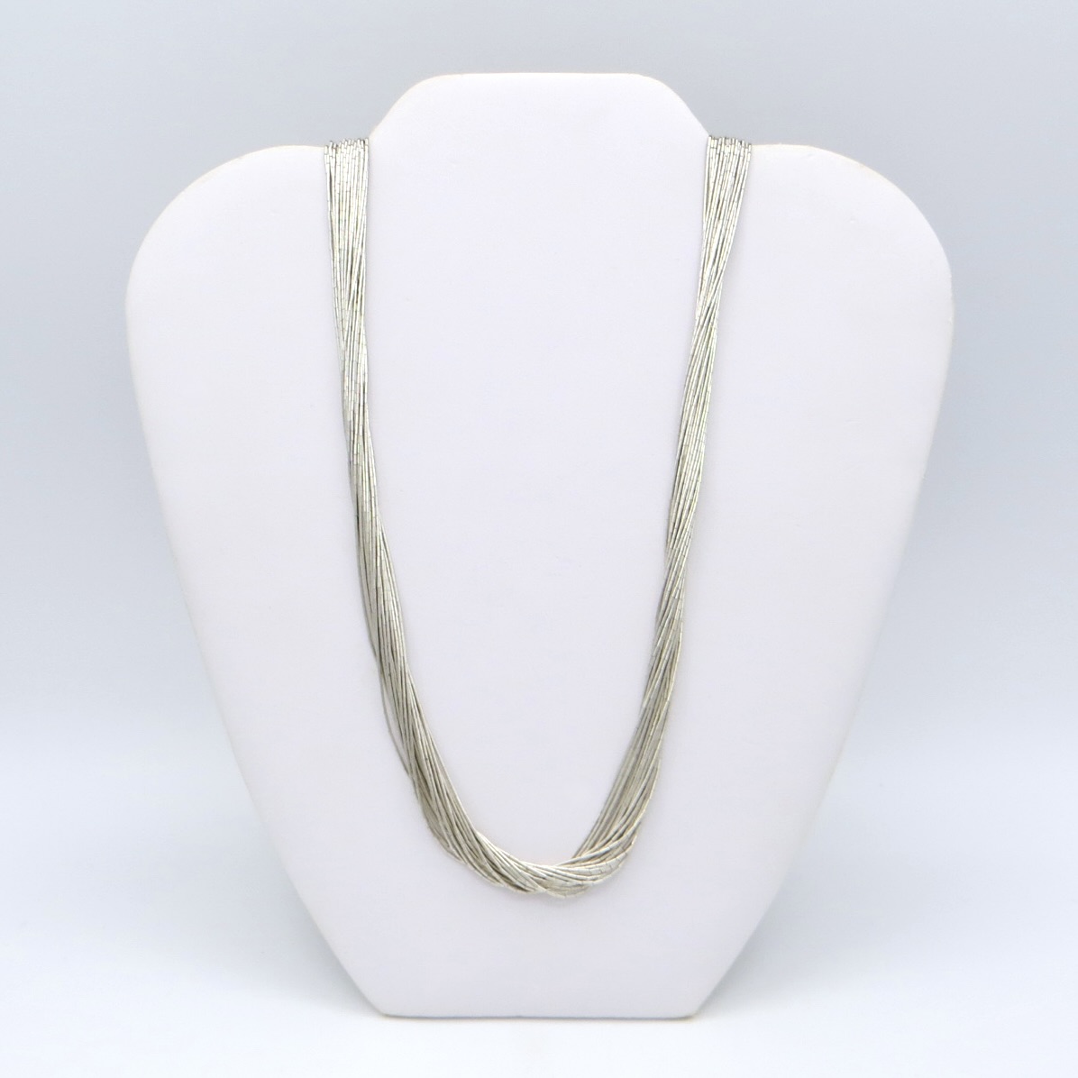 Silver Multi-Strand Necklace