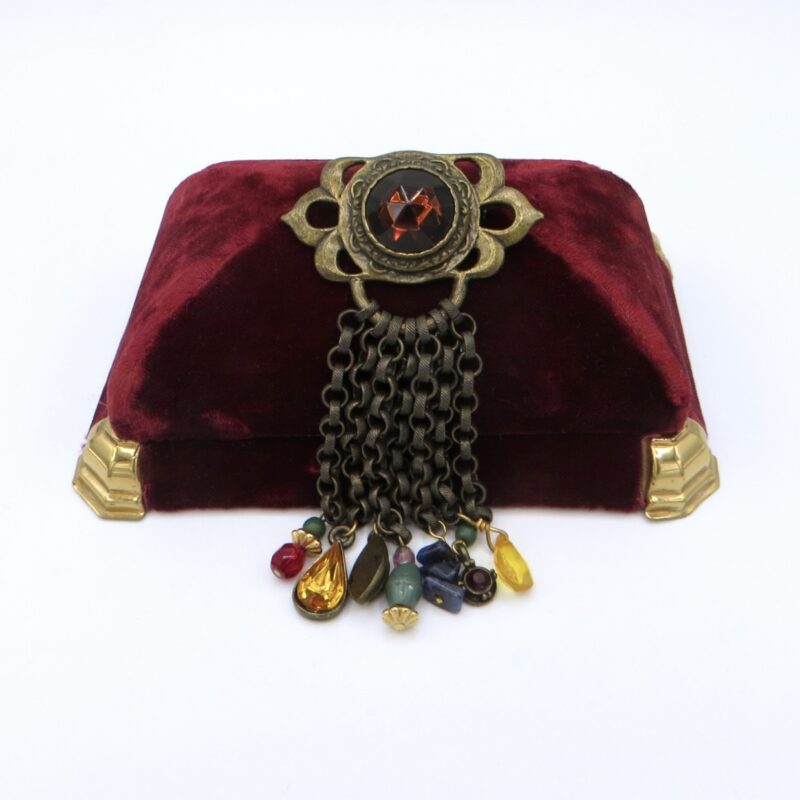 Robert Rose Tassel Brooch