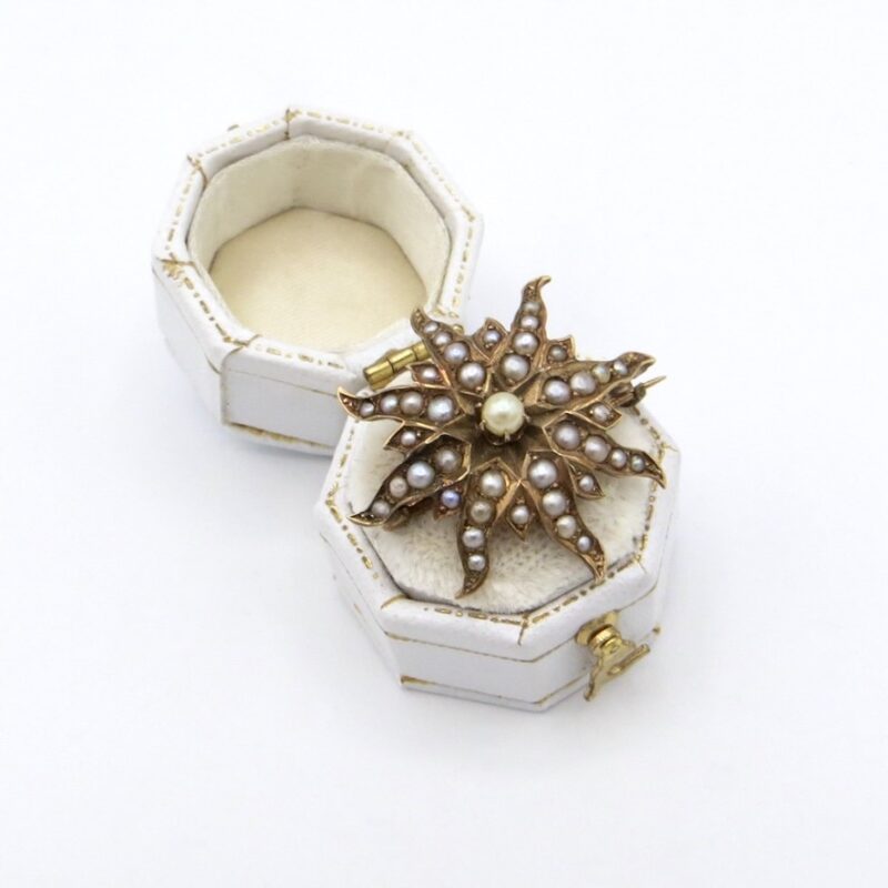 14kt Radiant Star Brooch/Pendant