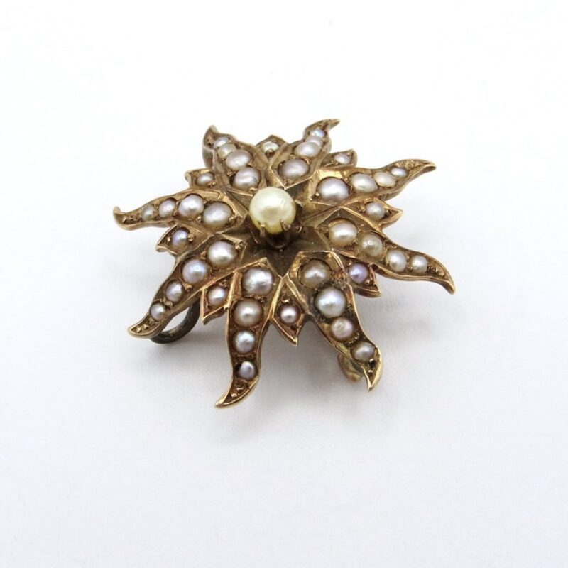 14kt Radiant Star Brooch/Pendant