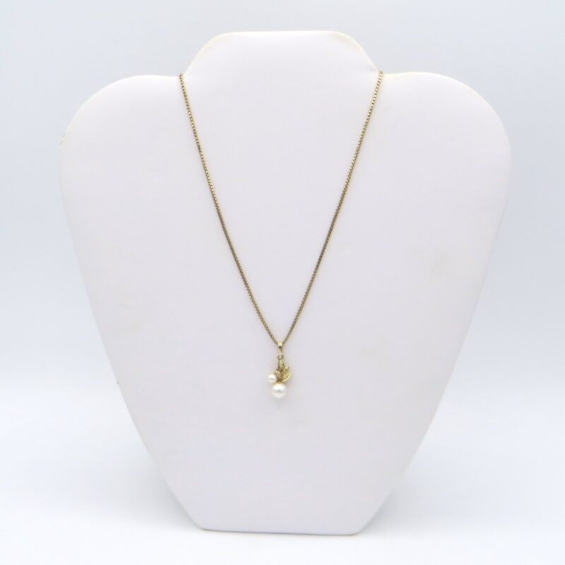 Gold, Pearl and Diamond Necklace